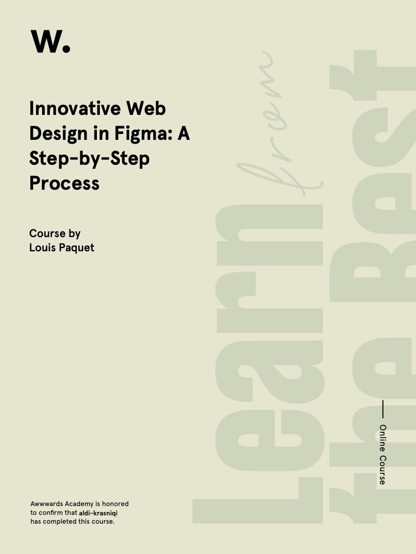 Innovative Web Design in Figma